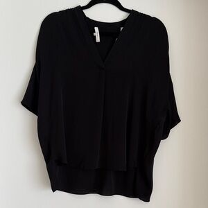 Vince short sleeve oversized blouse